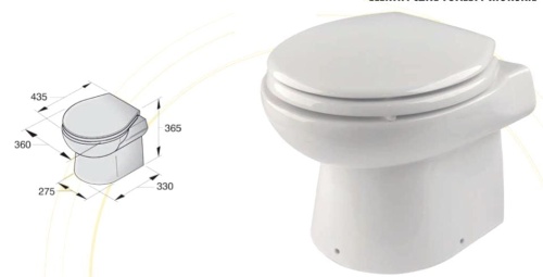 Toaleta VETUS typu SMTO 24V
