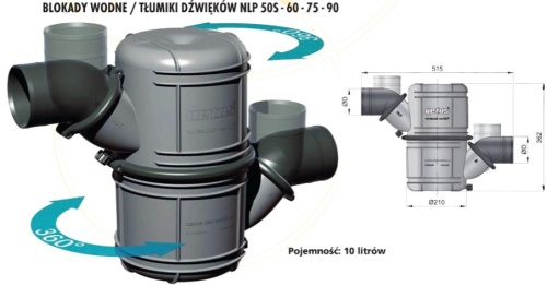 Blokada wodna NLP60