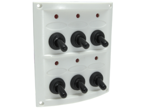 Rozdzielnia elektryczna wodoodporna , 6 przełączniki 1561