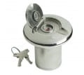Wlew paliwa prosty z zamkiem chrom 38mm 4205