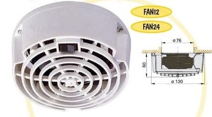 Elektryczny wentylator 24V FAN24 Vetus