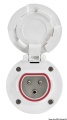 gniazdo przyłączeniowe portowe 230V (shore power inlet) w kolorze białym