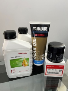 Pakiet (oleje + filtr) do silnika Honda BF8-BF20