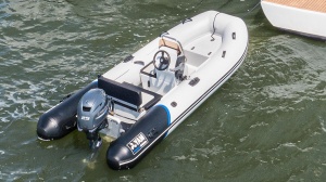 Ponton Yamaha YAM 350 TAF (z aluminiowym kadłubem)   