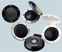 Wyłącznik nożny z pokrywą. Stal nierdzewna Maxwell P100735