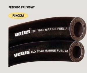 Wąż paliwowy Vetus, śr 16mm. Cena za 1m. FUHOSE16A