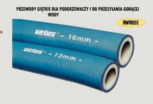 Wąż dla podgrzewaczy i dla gorącej wody Vetus, śr. 13mm.Cena za 1m HWHOSE13