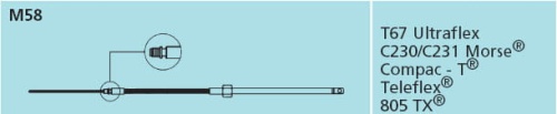 ULTRAFLEX sterociąg U-M58 -10 (3,05m)