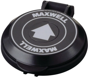 Wyłącznik nożny z pokrywą. Czarny Maxwell P19006